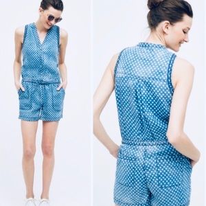 Chambray Romper